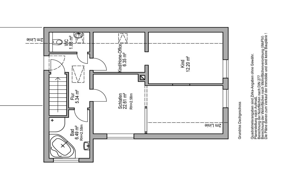Bicken­bach – freist. EFH mit Süd-Gar­ten und Gara­ge