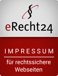 eRecht24 Impressumsiegel für Kunden
